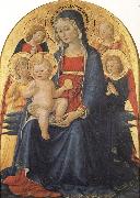CAPORALI, Bartolomeo Madonna and Child with Angels Spain oil painting reproduction